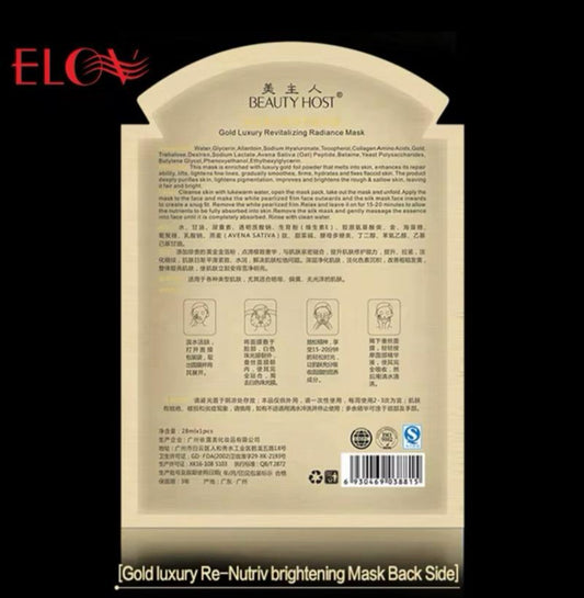 24k Gold Brightening Facial Mask