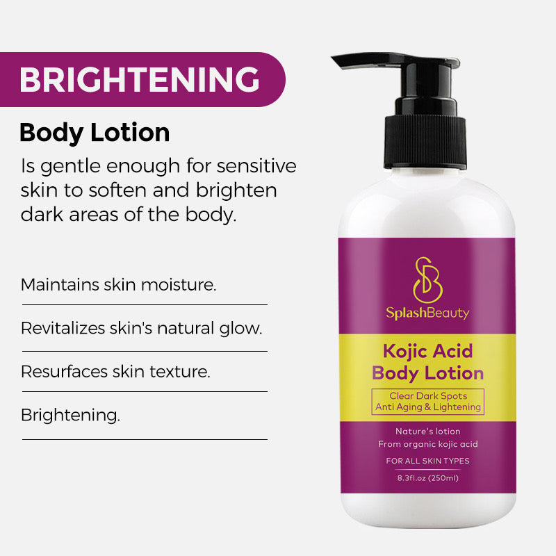 Kojic acid lightening lotion