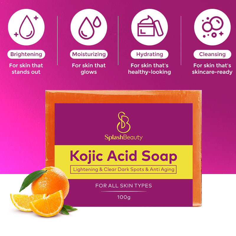 Brightening cleansing soap