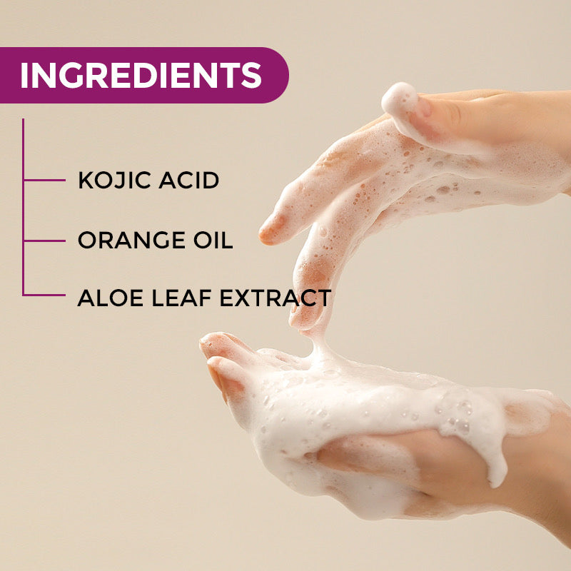 Skin brightening facial cleanser